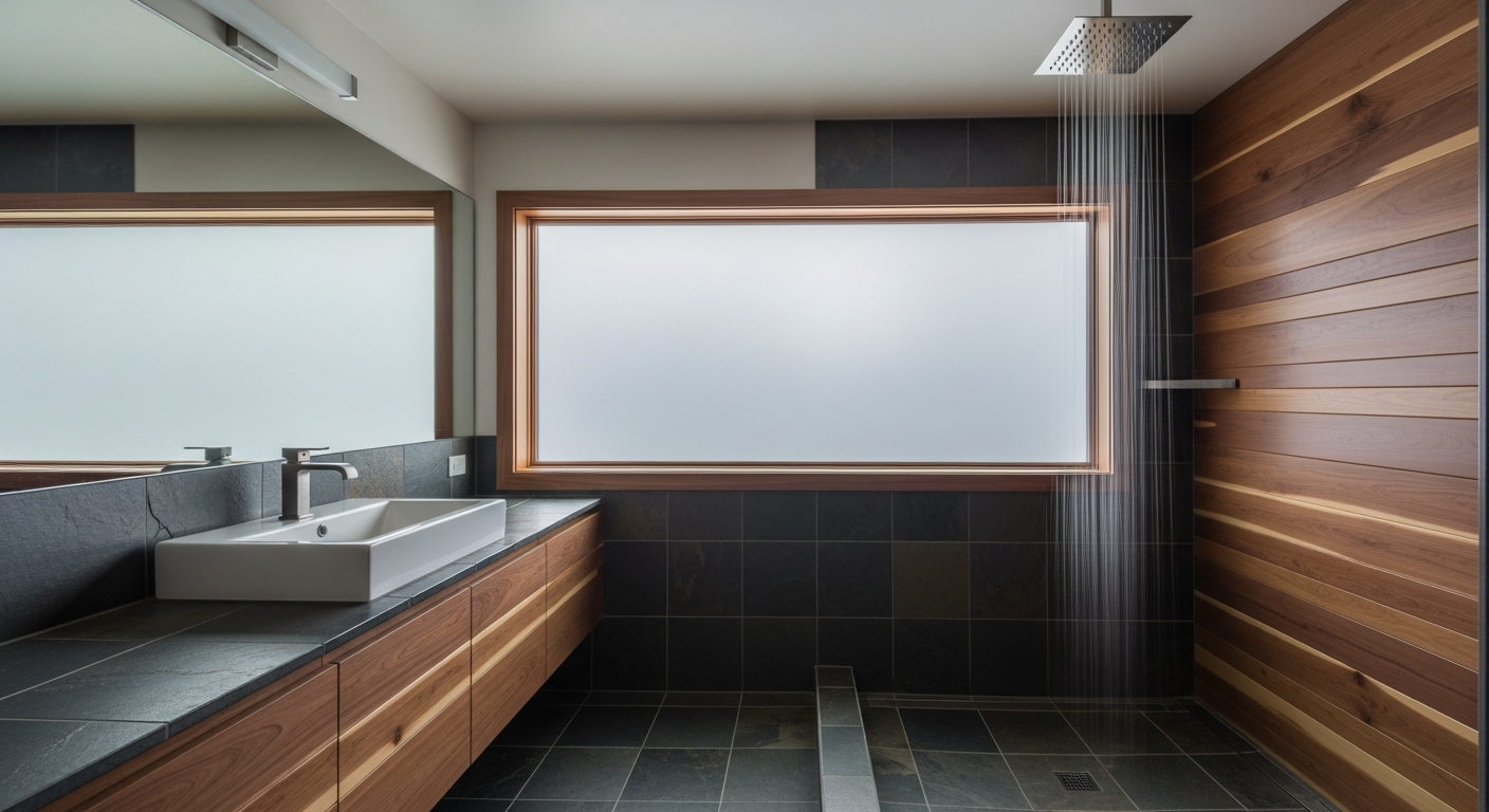 Relaxing bathroom remodel