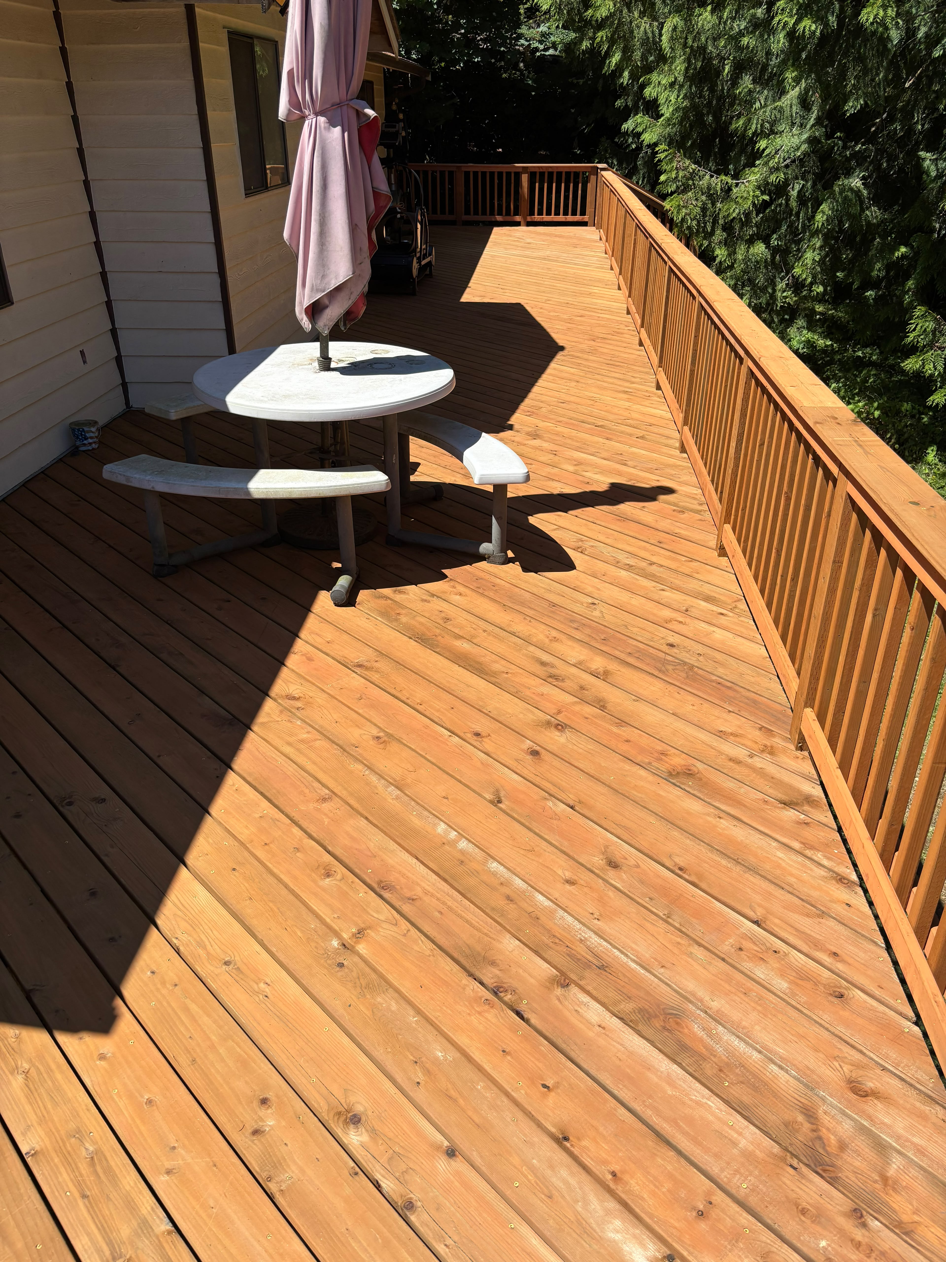 Cedar Deck Refinish & Staining